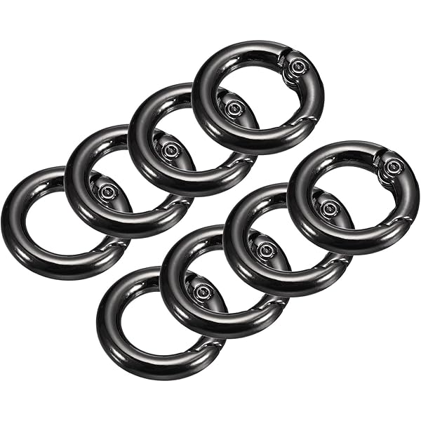 QUARKZMAN Anneaux En D à Visser, Lot De 5 Boucles En Forme De