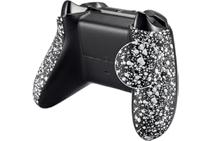 eXtremeRate Coque Poignée Grip de Remplacement pour Xbox One X/S Manette, Coque Poignée Grip Antidérapante pour Xbox One X/S Manette, Coque Poignée Grip Customisée, Veinure Blanche