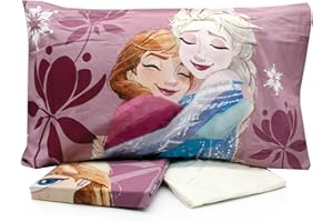 LOVETESSILE Set Lenzuola Letto Singolo, Completo Letto Disney Frozen in Cotone per Bambini: Il potere del ghiaccio!