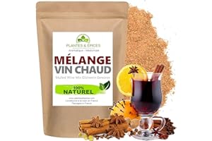 P&E Plantes & Epices - Mélange d'Epices 100% naturel pour Vin Chaud, idéal en période de Noël et Hivernale (100g)