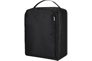 Gloppie Boot Bag Football Travel Shoe Bag Shoe Bags for Packing Travelling Dust Proof & Water Resistant Fashion Shoe Boxes for Men or Women Daily Use, Black