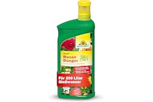 Neudorff Azet RosenDünger - 100% natürlicher Bio Dünger mit Extra Kalium für blütenreiche und intensiv duftende Rosen auf dem Balkon oder im Garten, 1 Liter