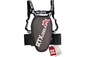 RTX GEAR RTX Freelite SAS-TEC SCL Forcefield Isolator Evo Pro-K Spine Back Protector - CE UKCA Level 2 Harness for Motorcycle, Mountain Biking, Snowboard, Extreme Sports