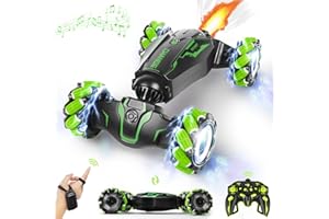 FEIMUOSI Voiture Télécommandée pour Enfants: 2.4Ghz Voiture de drift contrôlée à la main, RC Stunt Car Tout Terrain 4WD contrôle gestuel jeu de voiture twist Jouet pour filles et garçons de 6 à 14 nsa Cadeau