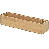 Compactor RAN6963 Bamboo Storage Box 30 x 7.5 x Height 6.5 cm Osaka Series Brown