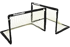 Kickmaster One-on-One Folding Goal Set - Black