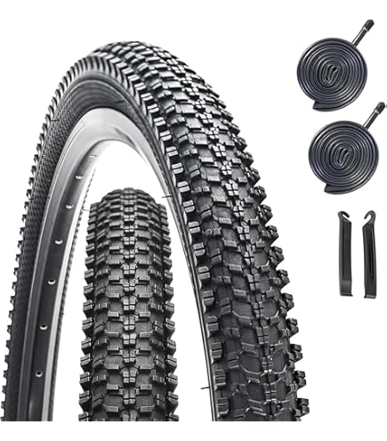 KENDA 2 X MTB Reifen 24 Zoll 47-507 Schwarz Inklusive 2 X Schlauch Mit Autoventil