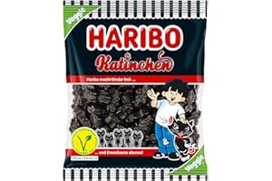 Haribo króliki wegetariańskie 10 x 175 g miękkie koty z lukrecji, opakowanie 10 sztuk