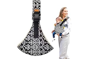 AUTUUCKEE Baby Sling Carrier, Toddler Carrier, Portable Baby Carrier, Soft Baby Wrap Carrier Toddler Sling with Adjustable Shoulder Straps, Baby Carriers from Newborn, Toddler Carrier Sling