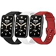 SenMore 3 Replacement Strap for Xiaomi Band 7 Pro Smart Watch, Soft Silicone Straps, Sports Watchband for Miband 7Pro, Quick Release, Comfortable and Waterproof Watch Replacement Bands
