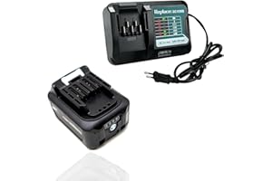 AELCOUTH BL1041B 4,0Ah 4000mAh akumulator z ładowarką 10,8 V-12 V DC10WD DC10SB, kompatybilny z akumulatorem Makita 12 V BL1015 BL1016 BL1041B BL1040B BL1021B CP100DZ MP100DZ JR103DZ DF33DZ DF333DZ TD13DZ 10D