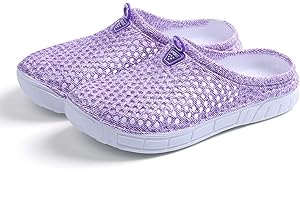 LAILI Women's Summer Breathable Garden Clogs Shoes Beach Shower Footwear Water Swimming Indoor Outdoor Slippers