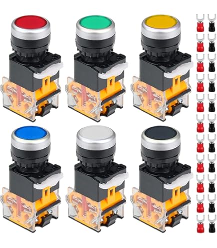 1Pc Scatola di controllo dell'interruttore della scatola dei pulsanti impermeabile 1/2/3/4/5 fori indicatore luminoso industriale scatola di arresto di emergenza in plastica elettrica 22mm  13