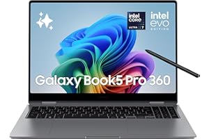 Samsung Galaxy Book5 Pro 360 16", Garanzia 3 anni, AI PC, Processore Intel Core Ultra 7 Serie 2, 16GB RAM, 1TB SSD, Display touch 3K Dynamic AMOLED 2X, S Pen, Windows 11 Home, Copilot+ PC, Gray [ITA]