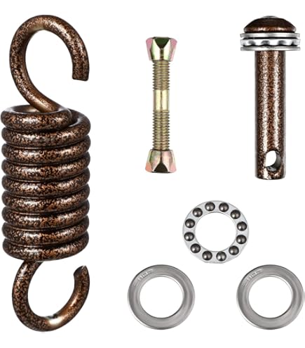 BESPORTBLE Hamac Pièces De Rechange Kit De Ressort Crochet Et Raccord Pour Balançoire Extérieure Panier Suspendu Accessoires De Ressort
