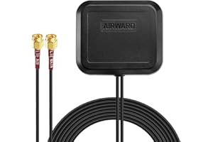 Superbat Antenne 4G LTE Dual Band MIMO Magnetic Mount Antenne Omni-Directional Dual avec Câble RG174 3M SMA Mâle pour Verizon AT&T T-Mobile Sprint 4G LTE Router Gateway Modem Wireless Router