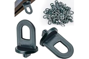 KAONESS Gewächshausclips,50 x Pflanzenhalter Aufhängevorrichtungen für Gewächshaus Verstärkte Gewächshauszubehör Perfekte Ösen Rankhilfe Clips für Die optimale Rankhilfe