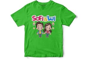 ARTIST MARKET T-Shirt Kids *Vari Colori* Girocollo Me Contro Lui e Sofi e Te | Alta qualità Made in Italy