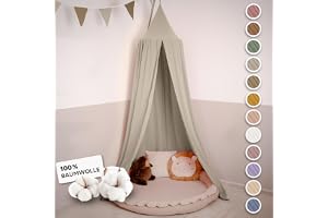 lilimaus Sänghimmel Barnrum [Handgjord] - Baldakin i 100% muslin