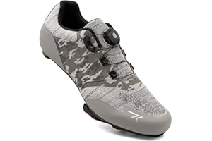 Feyenold Zapatillas de Ciclismo Unisex - Compatibles con Peloton, SPD/SPD-SL y Pedales Look para Entrenamiento Indoor/Exterior y Bicicleta de Carretera