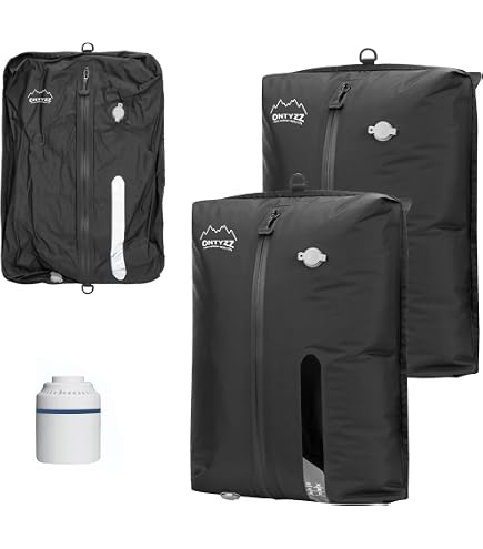Borsa da viaggio a compressione sottovuoto riutilizzabile Black Voyage