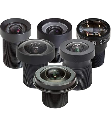 Objectif CCTV 2,8 Mm F1.8 - Grand Angle 140° - Filetage M12 Pour Caméra IP, FPV Ou Sécurité