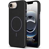 Microsonic Apple iPhone 17e i&ccedil;in Kılıf MagLeather Pro Siyah [iPhone 17e ile Uyumlu Kılıf - Siyah]