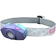 Ledlenser KidLED2 - Battery Powered Kids Outdoor LED Head Torch, Super Bright 40 Lumens Headlamp, Detachable Light, Kids Camping Torch, Dog Walking Head Torch, Up to 20 Hours Charge (Purple)