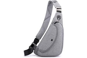 FANDARE Ultraligero Bolsos cruzados Bandoleras Hombre Bolsa de Pecho Niño Sling Bag para Deportiva Viaje Ciclismo Hiking Camping Aptitud Casual Daypacks