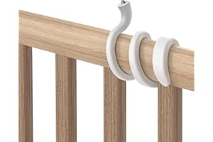 LUVZOOR Supporto per Baby Monitor Universale, Supporto per Fotocamera Bambini con Foro Filettato da 1/4, Supporto a Clip Flessibile per Baby Monitor