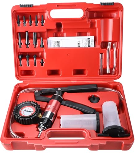SIXTOL Mechanic Brake Tester 17 – Unterdruck/Vakuum-Prüfkit Für Bremsen | 17-teilig, Für Pkw & LKW
