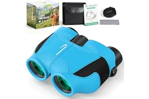 Mini Fernglas für Kinder & Erwachsene - Aurosports 15x25 Fernglas Klein für Vogelbeobachtung, kleine Ferngläser für Kinder 8-12 pädagogisches Lernen, Geschenke für Jungen Mädchen Sport - Blau