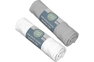 babyCalin Bio - Lot 2 Draps Housse Berceau Bio 83x50 cm