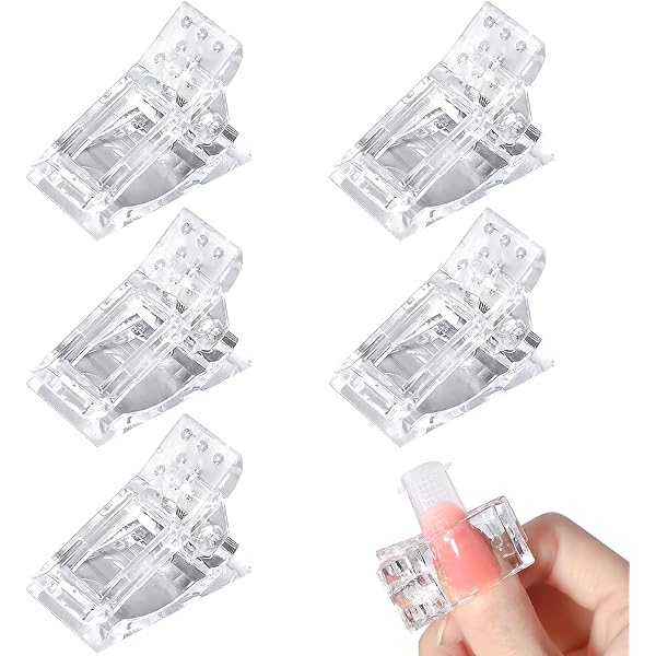 5-teiliges Nagelclip-Set Für Nagelverlängerungen – Edelstahl, C-Kurven-Form Für Gleichmäßige, Schmale Nägel