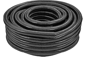 SPARES2GO Premium Quality 32mm Flexible Fish Pond Hose Flexi Pump Pipe (5 Metre Length)