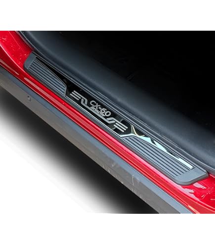 Auto Sfeer Welkom Pedaal Automatische Inductie Led Kick Plates Instaplijsten Verlichting, voor Mazda CX30 CX-30 Accessoires
