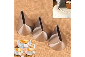 BLUGUL 3pcs Extra Grande Piatto Beccucci da Pasticceria, per Pulire la Superficie della Torta