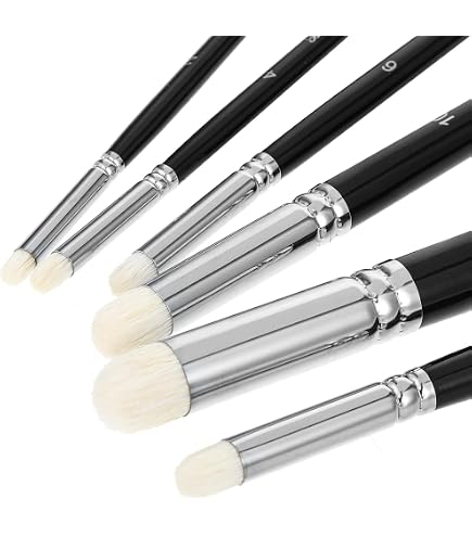Brusarth Drybrush Set, Hobby Detail Brush Set, 6 Si Produktbild-Vorschau 11