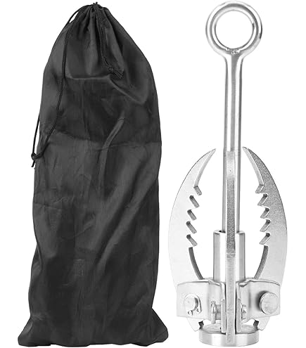 Outil Survival Adventure Grappin Escalade Keenso - Acier Inoxydable Pliant 350kg Charge Grappin D'escalade