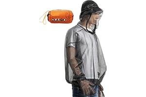 Generico Rete Anti-Insetti per il Corpo - Tuta Anti-Zanzare Traspirante - da Campeggio Protettivi Traspiranti per Attività All'aperto Uomo Donna Pesca Escursionismo Viaggio Avventura