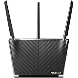 Asus RT-AX68U Home Office Router (Ai Mesh WLAN System, WiFi 6 AX2700, Gigabit LAN, AiProtection Pro, USB 3.0, Instant Guard V