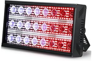 BETOPPER Luce Stroboscopica 300W per Discoteca, Luce Strobe LED Professionale & Faretto Matrix Beam per Palco - Matrice LED RGB+White ad Alta Densità per Eventi, Club, Bar, Matrimoni e Spettacoli(1）