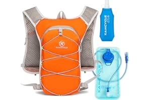 KAMCYCLE Sac d'hydratation Sac à Dos ultraléger pour la Course à Pied, Running Vest Running Femmes Hommes,s Sac à Dos Course à Pied, Marathon, vélo, Jogging, Trailrunning Sac à Dos