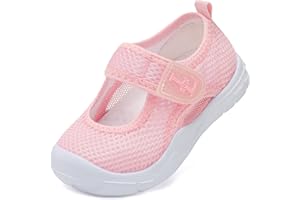 JIASUQI Toddler Boys Girls Sandals Breathable Barefoot Shoes Adjustable Lightweight Walking Shoes for Summer Indoor Outdoor