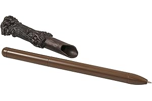 The Noble Collection Harry Potter Illuminating Wand Pen - 12in (30cm) Ballpoint Wand Pen - Officially Licensed Harry Potter Film Set Movie Toy - Gifts for Family, Friends & Harry Potter Fans