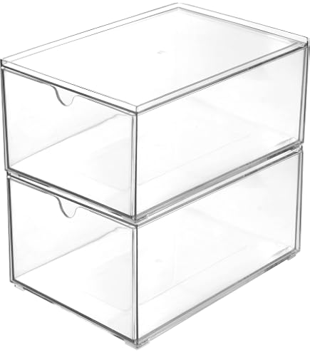 Organiseur Empilable 3 Tiroirs En Plastique Sans BPA - Pour Sachets De Thé, épices, Rangement Cuisine