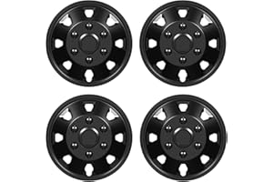 ‎AUTOPREMIUMTEILE Premium Hub Caps 15 Inch Curved in Glossy Black Compatible with Motorhome Van Van Set of 4 Curved Wheel Trims Wheel Covers Wheel Covers Wheel Covers Decorative Caps