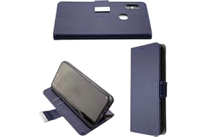 caseroxx Handy Hülle Tasche kompatibel mit Gigaset GS290 Bookstyle-Case Wallet Case in blau