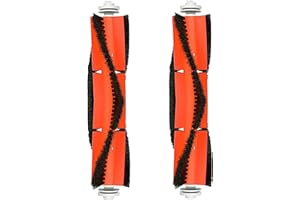 BEKABA 2 Cepillos Principal Para XIAOMI MI Series Aspiradora, Compatible con Roborock S50 S51 S5 MAX S6 S6 Pure S6 MaxV, Cepillos de Reemplazo, Kit De Repuestos Para Xiaomi (No Compatible con Mop Pro 2)