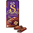 Cadbury Dairy Milk Silk Desserts Walnut Brownie Chocolate Bar, 140 Grams